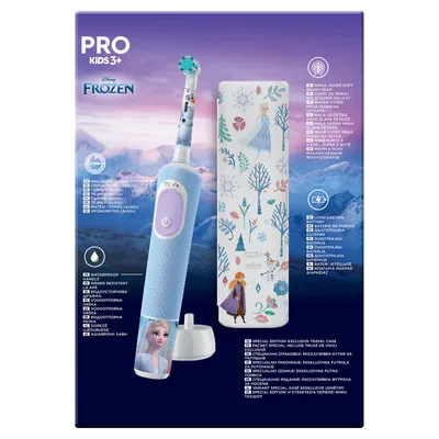 ORAL-B Putni set Električna četkica za zube za djecu Pro Kids Frozen, Plava