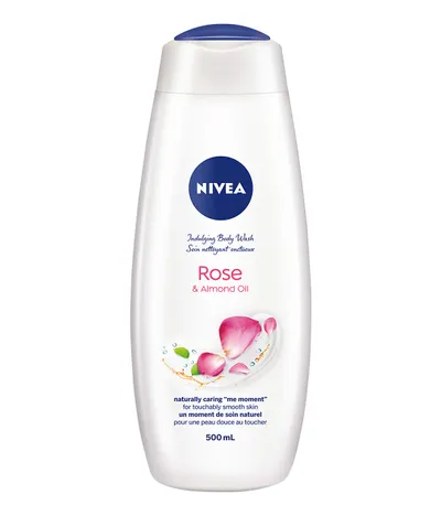 NIVEA Care gel za tuširanje, ulje ruže i badema, 500 ml