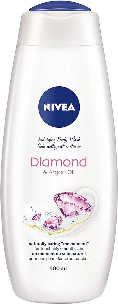 NIVEA gel za tuširanje, dijamantno i arganovo ulje, 500 ml