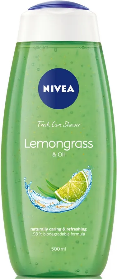 NIVEA gel za tuširanje s limunskom travom i uljem, 500 ml