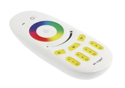 GTV daljinski upravljač 4 zone LED RF daljinski upravljač RGBW 30m IP20 baterije 2/AAA 1.5V bijela