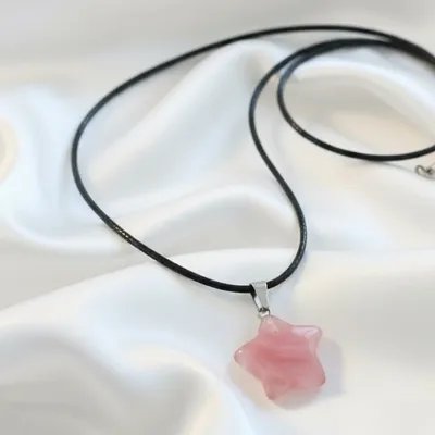 Poludrago kamenje & nakit Ogrlica od poludragog kamena,Cherry quartz