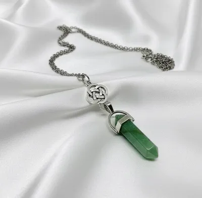 Poludrago kamenje & nakit Ogrlica od zelenog aventurina talisman