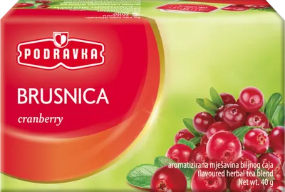PODRAVKA Čaj od brusnice 40g