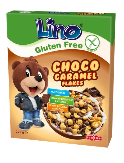 LINO čokoladne karamel mrvice 225g