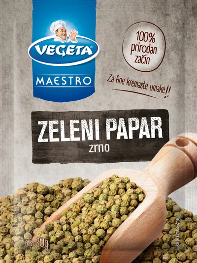 VEGETA MAESTRO Zeleni biber u zrnu 20g