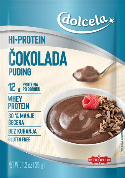 DOLCELA Instant proteinski puding od čokolade 35g