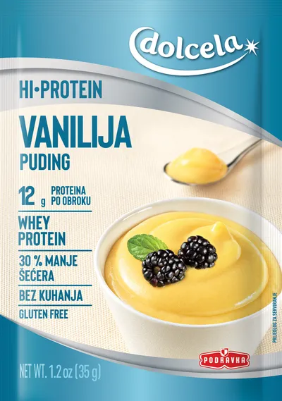 DOLCELA Instant proteinski puding od vanilije 35g