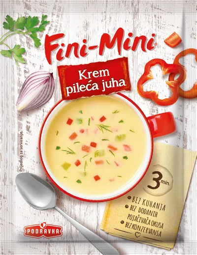 PODRAVKA Fine - Mini krem supa od piletine 18g