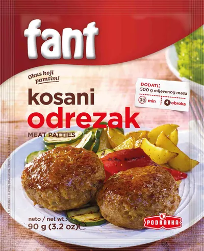 Fant za mljeveni odrezak 90g Podravka