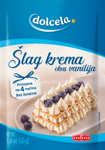 DOLCELA Šlag od vanilije 45g