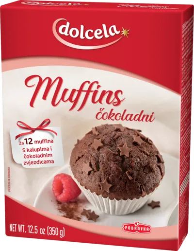 DOLCELA čokoladni mafini 350g