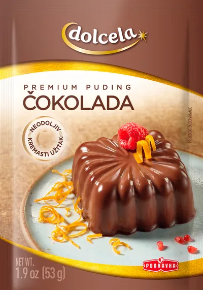 DOLCELA puding premium čokolada 53g