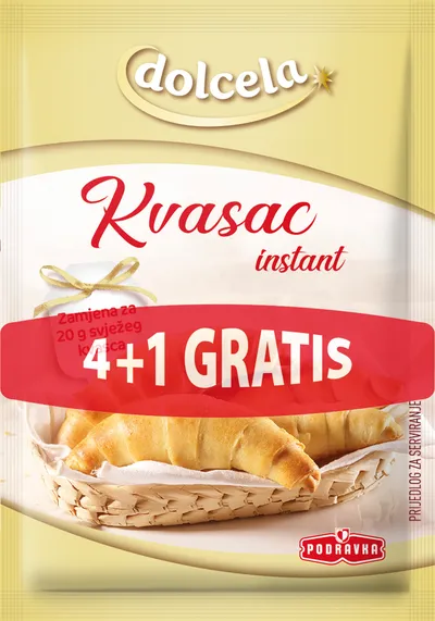 DOLCELA kvasac 7g 4+1 gratis