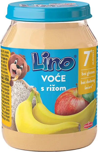 LINO voćna kaša s rižom 190g