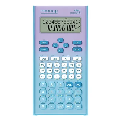 Deli Kalkulator matematički ED300SR-N, Neonup, Ljubičasti