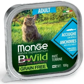 Bwild pašteta za mačke, inćuni i povrće, 100g