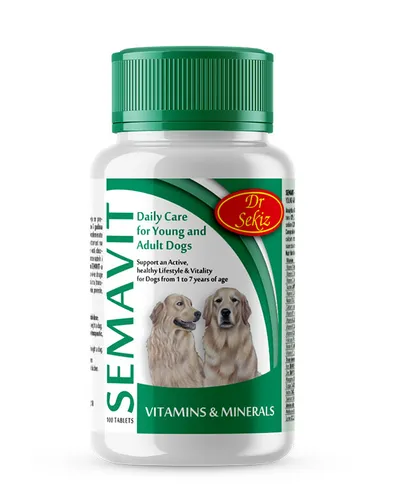 Dr.Sekiz Semavit Vitaminski dodatak za mlade i odrasle pse, 500 tableta