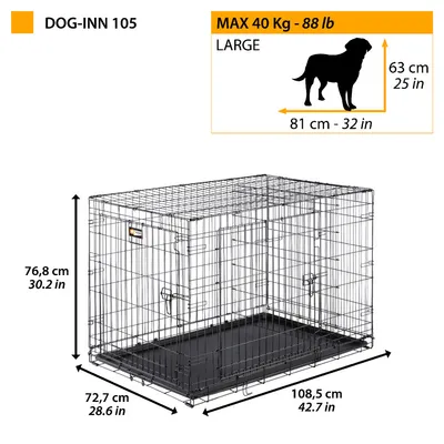 FERPLAST kavez za pse 105 DOG IN