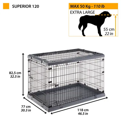 FERPLAST kavez za pse 120 SUPERIOR
