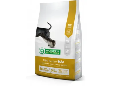 NATURE'S PROTECTION Suha hrana za pse Mini Senior Poultry 7+ Small 2kg