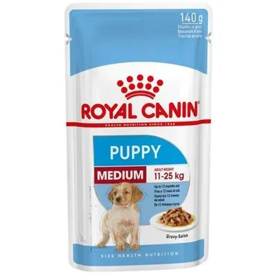 Royal Canin hrana za pse, srednje štene, 10 komada, 140g