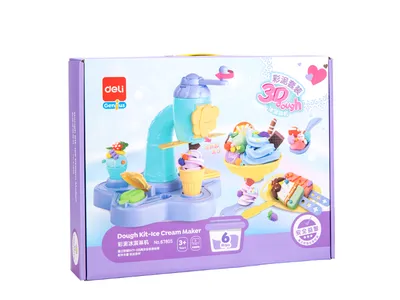 Deli set od gline za 3D modeliranje sladoleda 67805, 6 dijelova