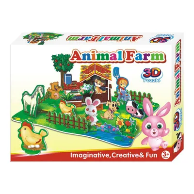 DENIS 3D Puzzle Životinjska farma