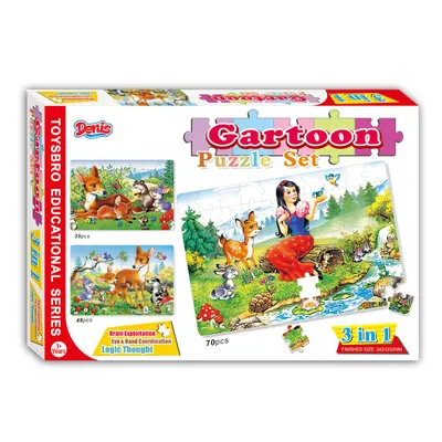 DENIS Puzzle Bambi 3u1