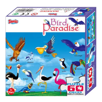 DENIS Puzzle Bird Paradise 60/1