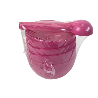 Opsto Set za sladoled, PVC, 5 komada, Rozi