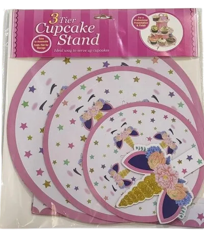 Stalak za mafine Unicorn, Okrugli, 3 dijela