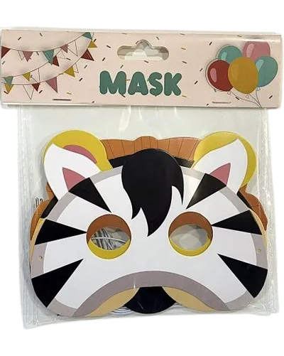 Set dječijih maski Jungle, 6 komada