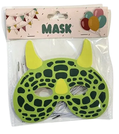 Set dječijih maski Dinosaur, 6 komada