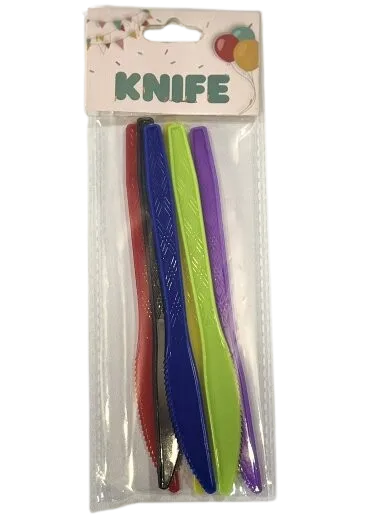 Set Plasticnih noževa Neon, 6 komada