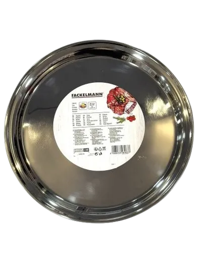 Fackelmann Tacna za serviranje, Okrugla, 30cm, Inox