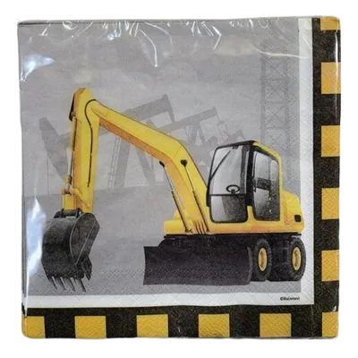 Set salveta Construction, 33x33 cm, 16 komada