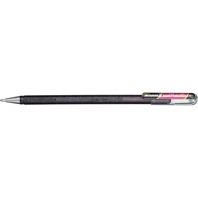 Eurocom Hemijska olovka Dual Metallic, gel, crna