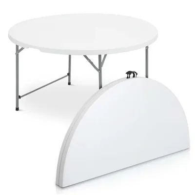 Vrtni stol, Sklopivi, 122 cm, Bijeli