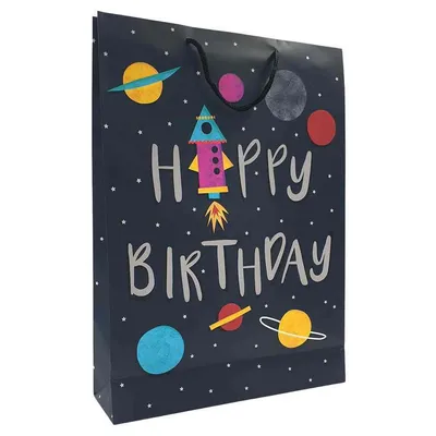 EUREKA Ukrasna torba Jumbo Rocket 33x45x10 cm