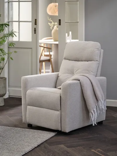 Linnea Fotelja 75x100x91cm, Svijetlosiva