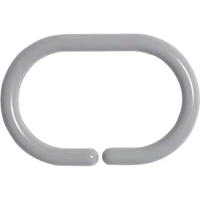 TENDANCE Kuke za zavjese 12/1 4x6cm PP, sive