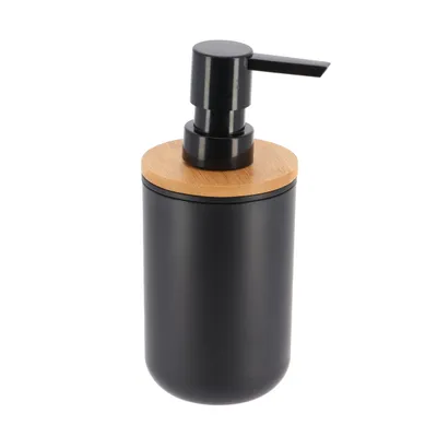 TENDANCE Dozator sapuna fano 300 ml poliresin/bambus, crni