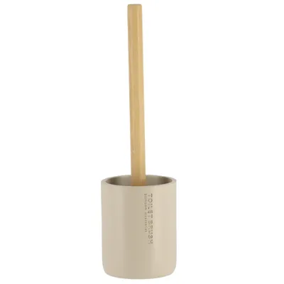 TENDANCE WC četka 10,4x36 cm poliresin bambus, bež