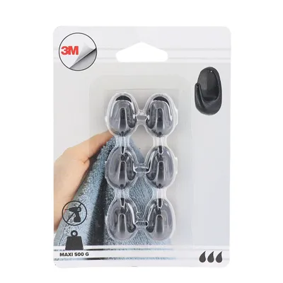 TENDANCE Set od 6 kuka 3m 2,7 x 1,8 x 2,5 plastične, crne