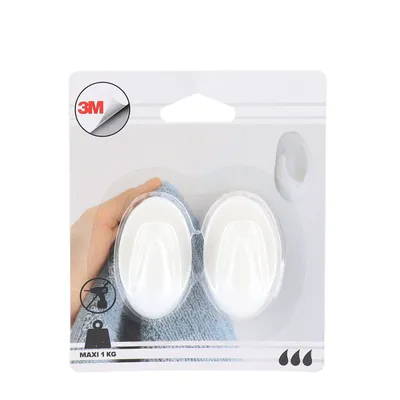 TENDANCE Set od 2 kuke 3m 3,2 x 2 x 5,3 plastične, bijela