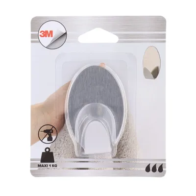 TENDANCE Ovalna kuka 3m 4,5 x 3 x 7 metalna, srebrna