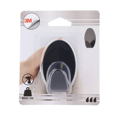 TENDANCE Ovalna kuka 3m 4,5 x 3 x 7 metalna, crna