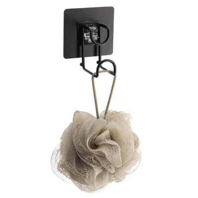 TENDANCE Samoljepljiva kuka 3m 8 x 6,5 x 9,3 metalna, crna