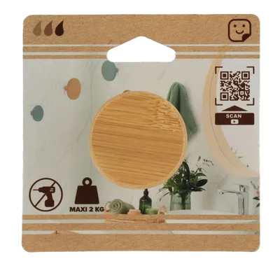 TENDANCE Samoljepljiva kuka 4,5 cm bambus